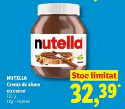Lidl Nutella Ofertă