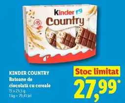 Lidl Kinder Country Ofertă
