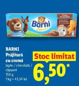 Lidl BARNI PRĂJITURĂ CU CREMĂ Ofertă