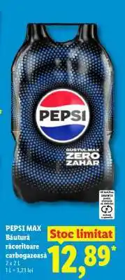 Lidl PEPSI MAX Ofertă