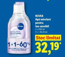 Lidl NIVEA Apă micelară pentru ten sensibil Ofertă