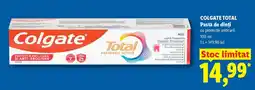 Lidl COLGATE TOTAL Ofertă