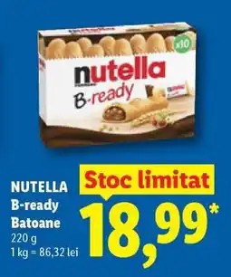 Lidl NUTELLA B-READY Batoane Ofertă
