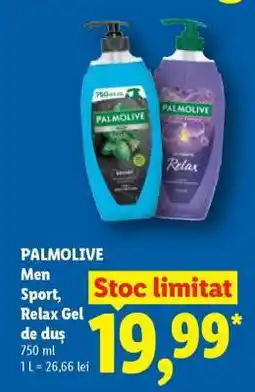 Lidl PALMOLIVE Men Sport, Relax Gel de duș Ofertă
