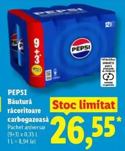 Lidl PEPSI Băutură răcoritoare carbogazoasă Ofertă