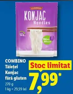 Lidl COMBINO Tăieței Konjac fără gluten Ofertă