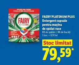 Lidl FAIRY Platinum Plus Ofertă
