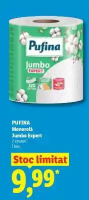 Lidl PUFINA Monorolă Jumbo Expert Ofertă