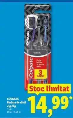 Lidl COLGATE Periuțe de dinți Zig Zag Ofertă