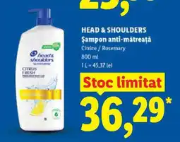 Lidl Head & Shoulders Șampon Anti-Mătreață Ofertă
