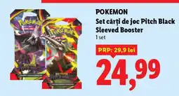 Lidl POKEMON Set cărți de joc Pitch Black Sleeved Booster Ofertă