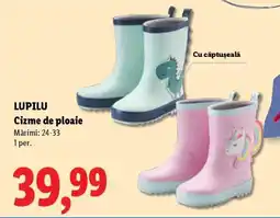 Lidl LUPILU Cizme de ploaie Ofertă