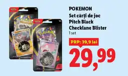 Lidl POKEMON Set cărți de joc Pitch Black Checklane Blister Ofertă