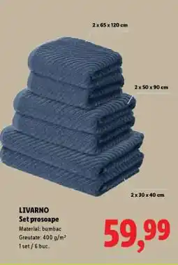 Lidl LIVARNO Set prosoape Ofertă