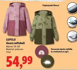 Lidl LUPILU Geacă softshell Ofertă