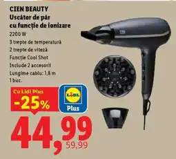 Lidl CIEN-BEAUTY Uscător de păr Ofertă