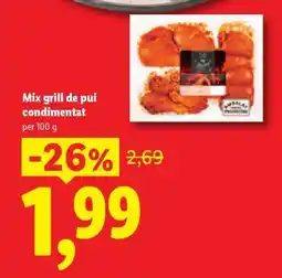 Lidl Mix grill de pui, condimentat Ofertă