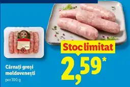 Lidl Cârnați groși moldovenești Ofertă
