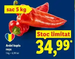 Lidl Ardei Kapia roşu Ofertă