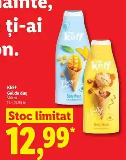 Lidl KEFF Gel de duș Ofertă