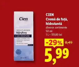 Lidl CIEN Cremă de față hidratantă Ofertă