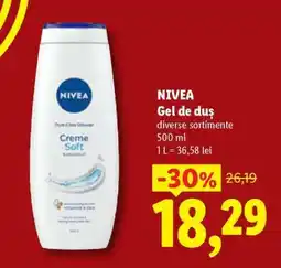 Lidl NIVEA Gel de duş Ofertă