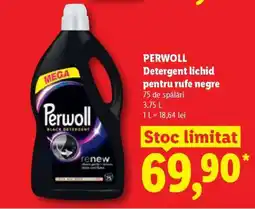Lidl PERWOLL Detergent lichid pentru rufe negre Ofertă
