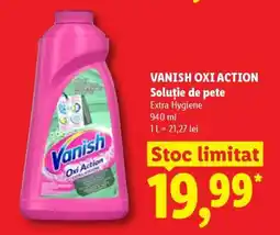 Lidl Vanish Oxi Action Ofertă