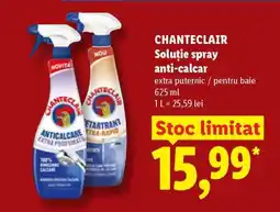 Lidl CHANTECLAIR Soluție spray anti-calcar Ofertă
