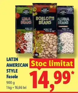 Lidl LATIN AMERICAN STYLE Fasole Ofertă