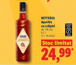 Lidl BITTEROL Aperitiv cu sclipici Ofertă