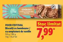 Lidl FOOD FESTIVAL Biscuiți cu bomboane / cu umplutură de vanilie Ofertă