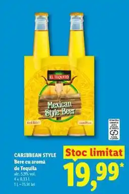 Lidl CARIBBEAN STYLE Bere cu aromă de Tequila Ofertă
