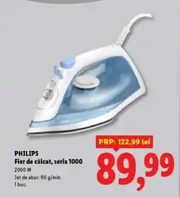 Lidl PHILIPS Fier de călcat seria 1000 Ofertă