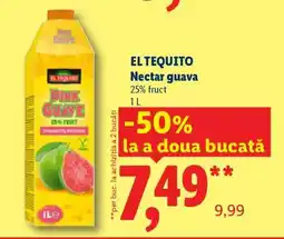 Lidl EL TEQUITO Nectar guava Ofertă
