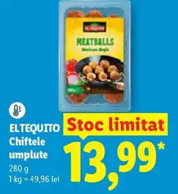 Lidl ELTEQUITO Chiftele umplute Ofertă