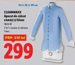 Lidl CLEANMAXX Aparat de călcat cămăși și bluze Ofertă