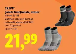Lidl CRIVIT Șosete funcționale unisex Ofertă