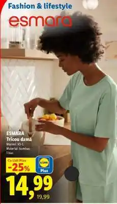 Lidl ESMARA Tricou damă Ofertă