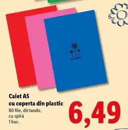 Lidl Caiet A5 Ofertă