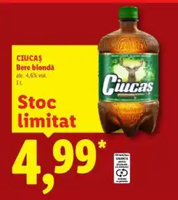 Lidl CIUCAŞ Bere blondă Ofertă