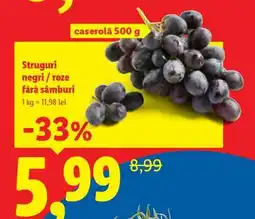 Lidl Struguri negri / roze fără sâmburi Ofertă