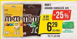 Mega Image M&M'S ARAHIDE/CIOCOLATĂ Ofertă