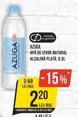 Mega Image Azuga apa de izvor natural alcalina plată Ofertă