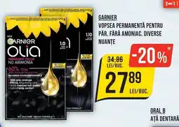 Mega Image Garnier vopsea permanenta pentru par, fara amoniac, diverse nuanțe Ofertă