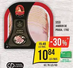 Mega Image Siissi jambon de praga Ofertă