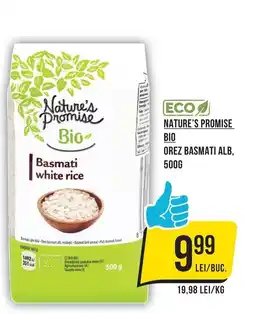 Mega Image Nature's Promise Bio Orez Basmati Alb Ofertă
