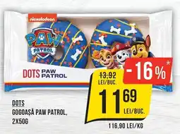 Mega Image Dots gogoasă paw patrol Ofertă