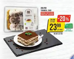 Mega Image Ana Pan Tiramisu Ofertă
