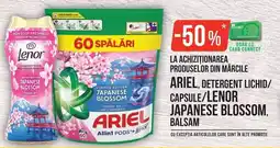 Mega Image Ariel detergent lichid/capsule/lenor japanese blossom, balsam Ofertă